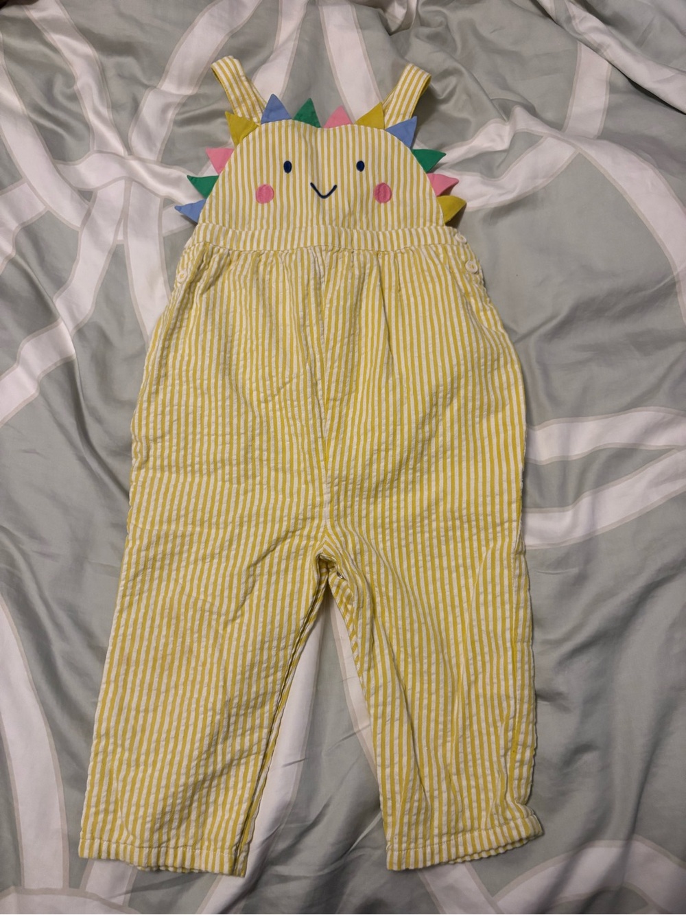 Baby Boden sun sunshine dungaree overalls 12-18